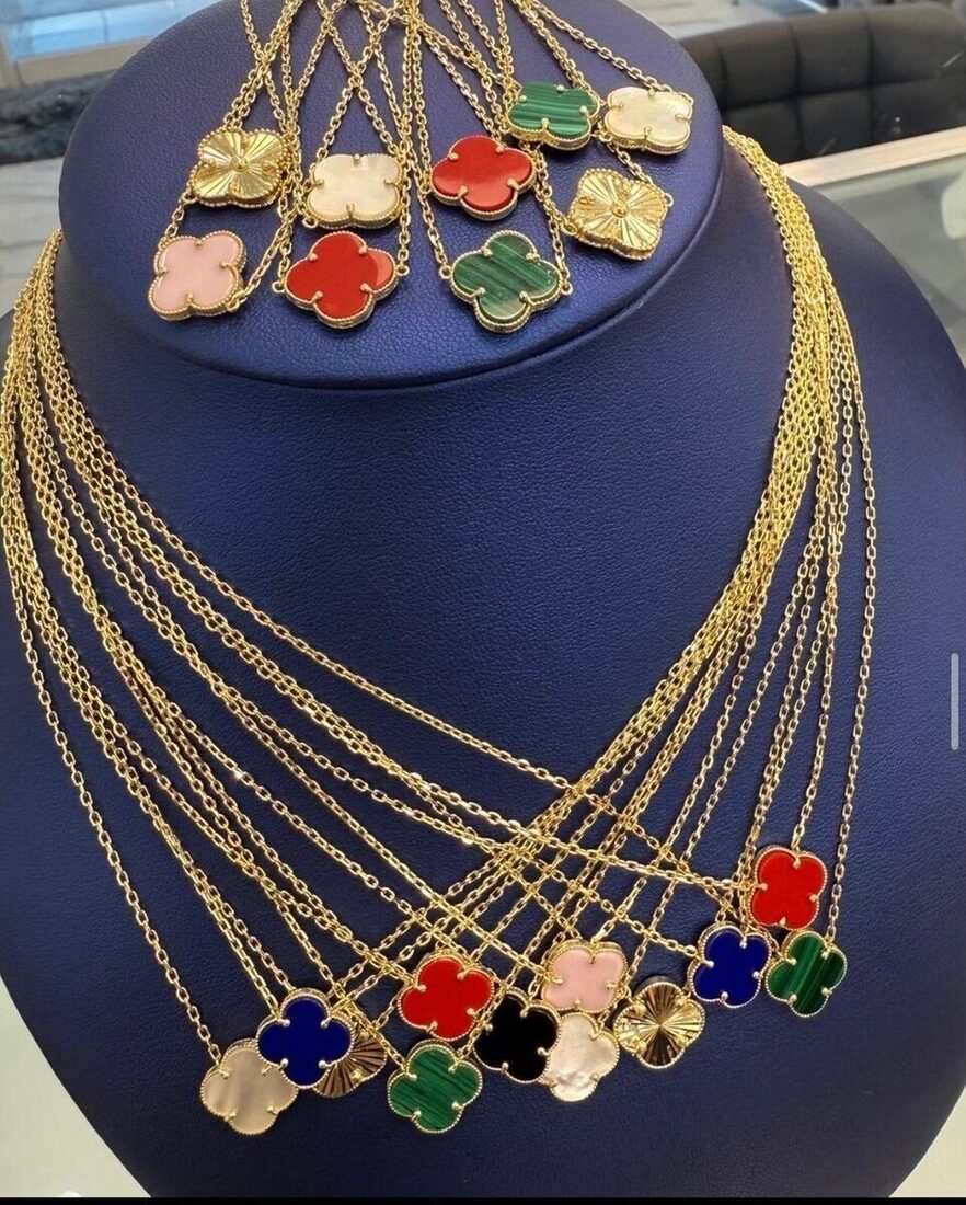 Gargantilla Clover 14k 18in