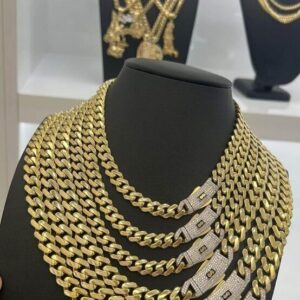 Cadena Monaco Chain 10k 8mm 20in