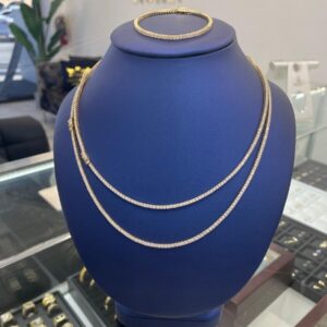 Pulso Tennis Zirconia 4mm 7in