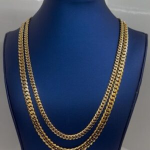 Cadena Cuban Link 14k 5mm 20in