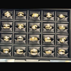 Anillo Compromiso Diamante Lab 14k