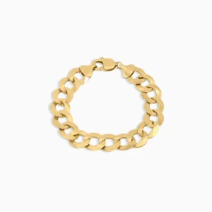 Pulsera Corte Brillo de 10mm en 10K Daisy Joyeria