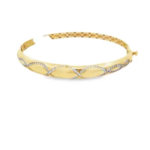 Las Villas Jewelry Online Bracelets Elegant Gold and stone Bracelet 10k