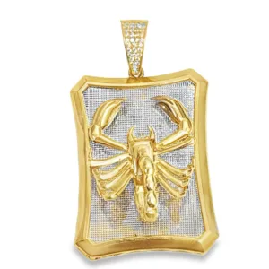 Las Villas Jewelry Online Pendants Yellow Gold Scorpion Pendant 10k